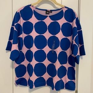NWT Marimekko x Uniqlo Boxy Tee Sz M